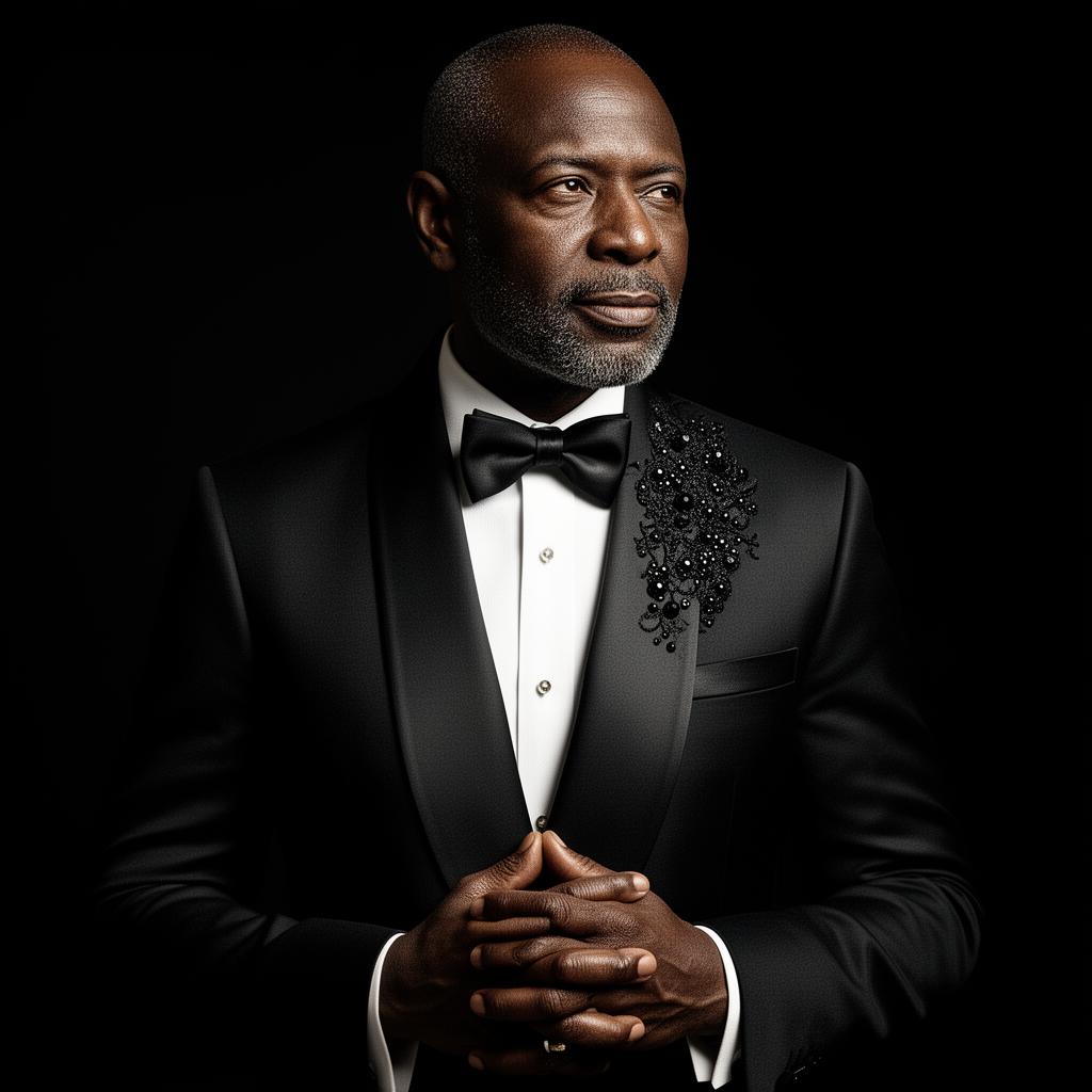 The Noir Embellished Smoking Jacket