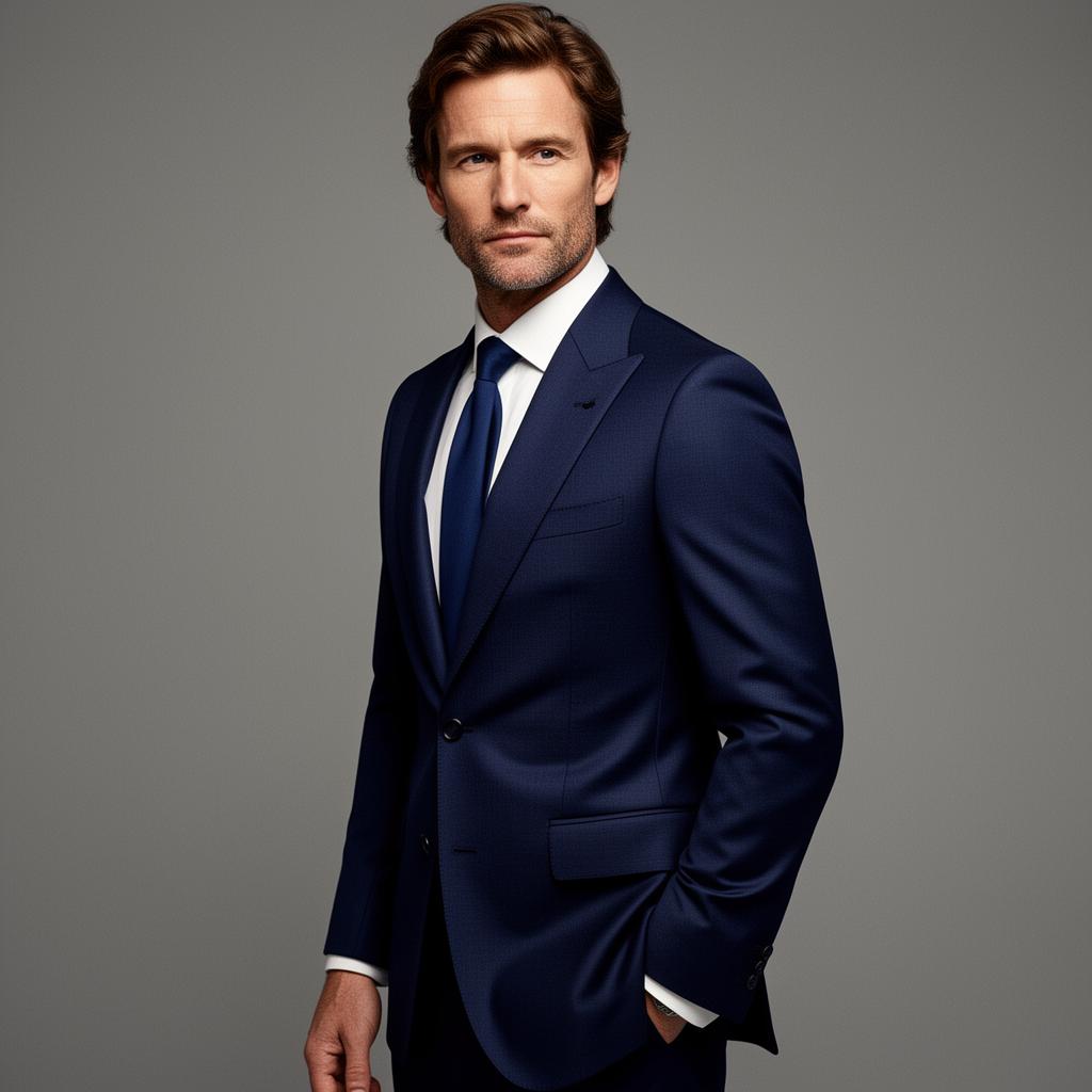 The Notch-Lapel Navy Suit