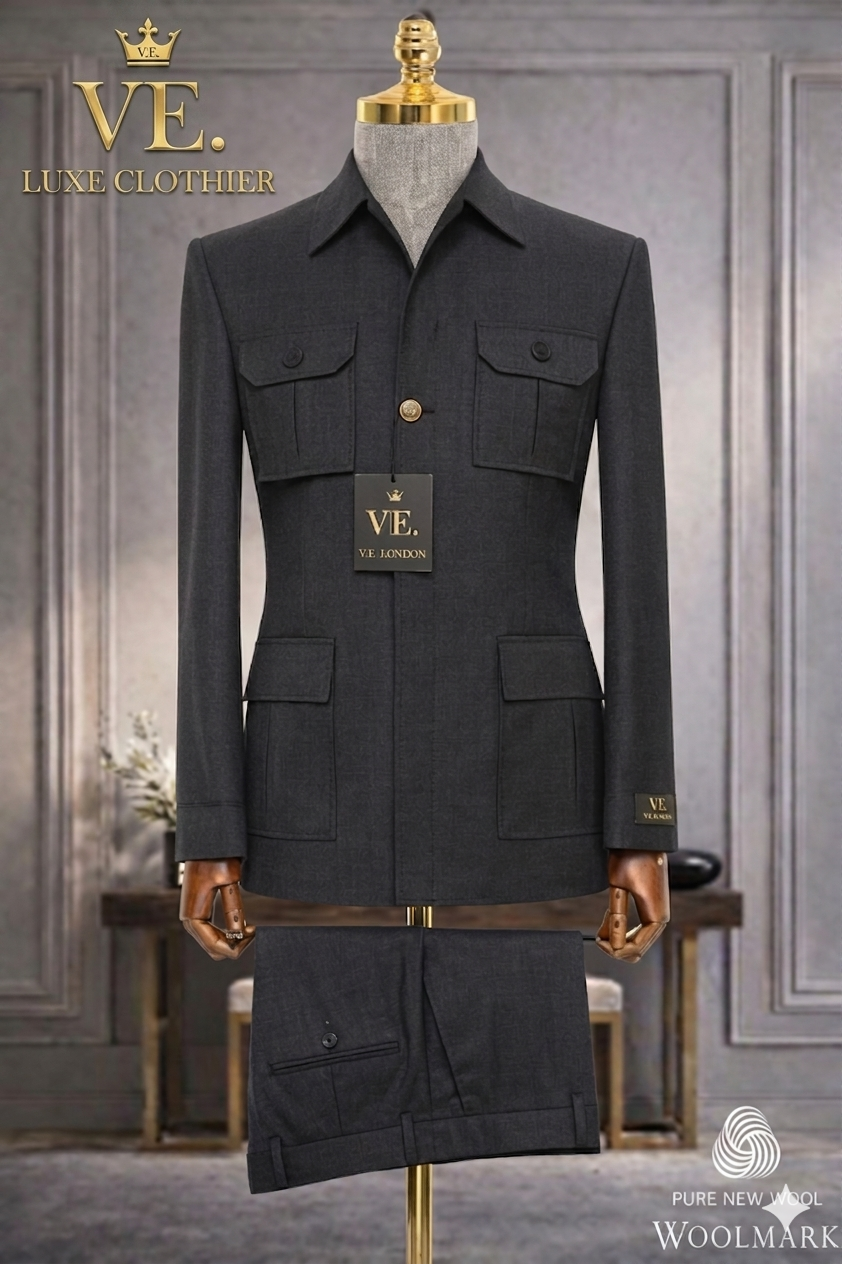 The Charcoal Safari Two-Piece