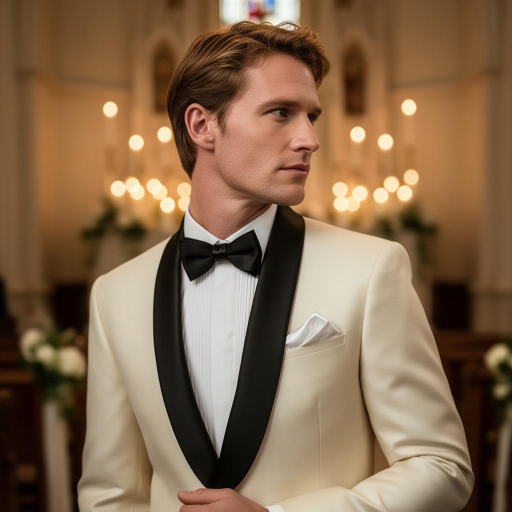 The Ivory Wedding Tuxedo